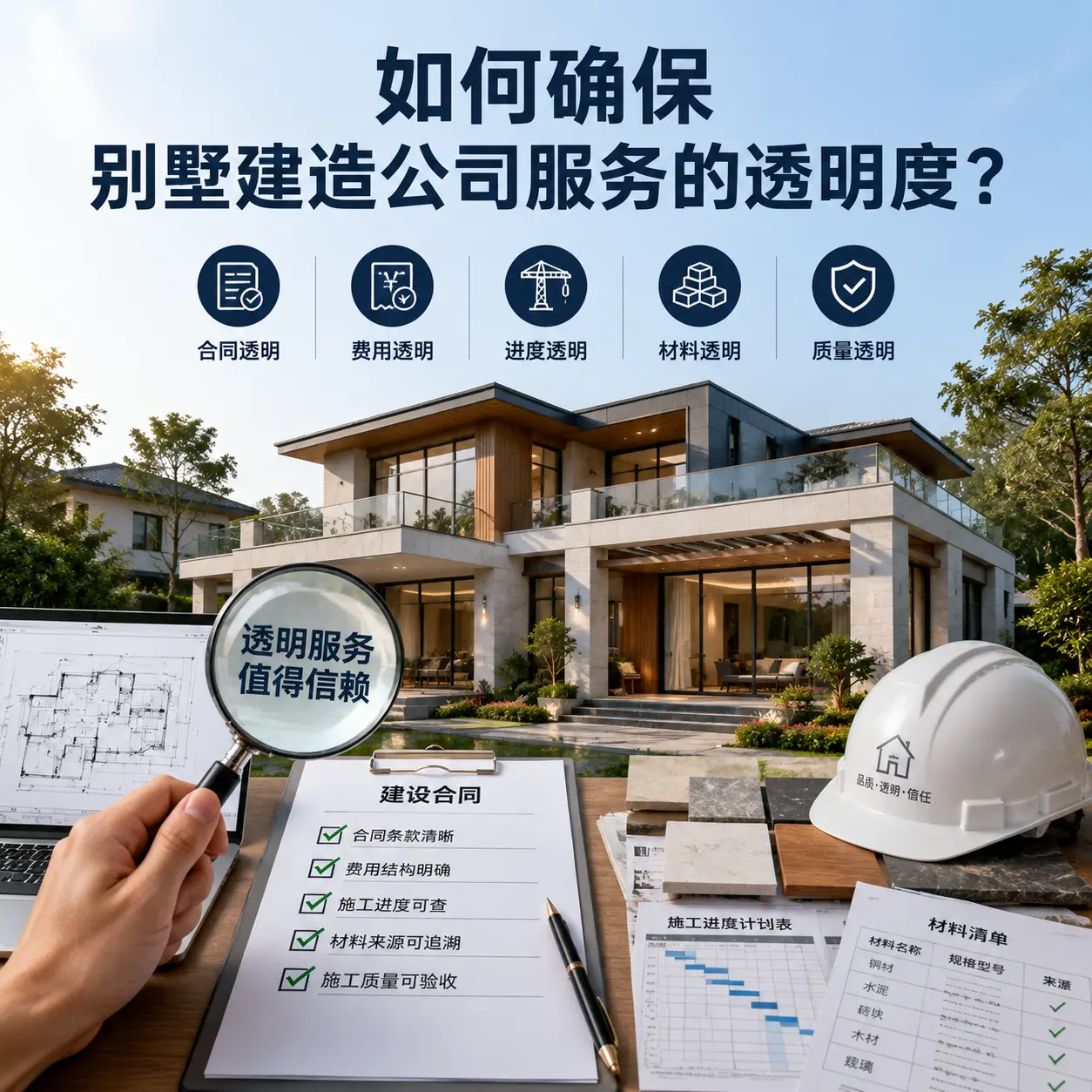 在 黔西 如何确保别墅建造公司服务的透明度?