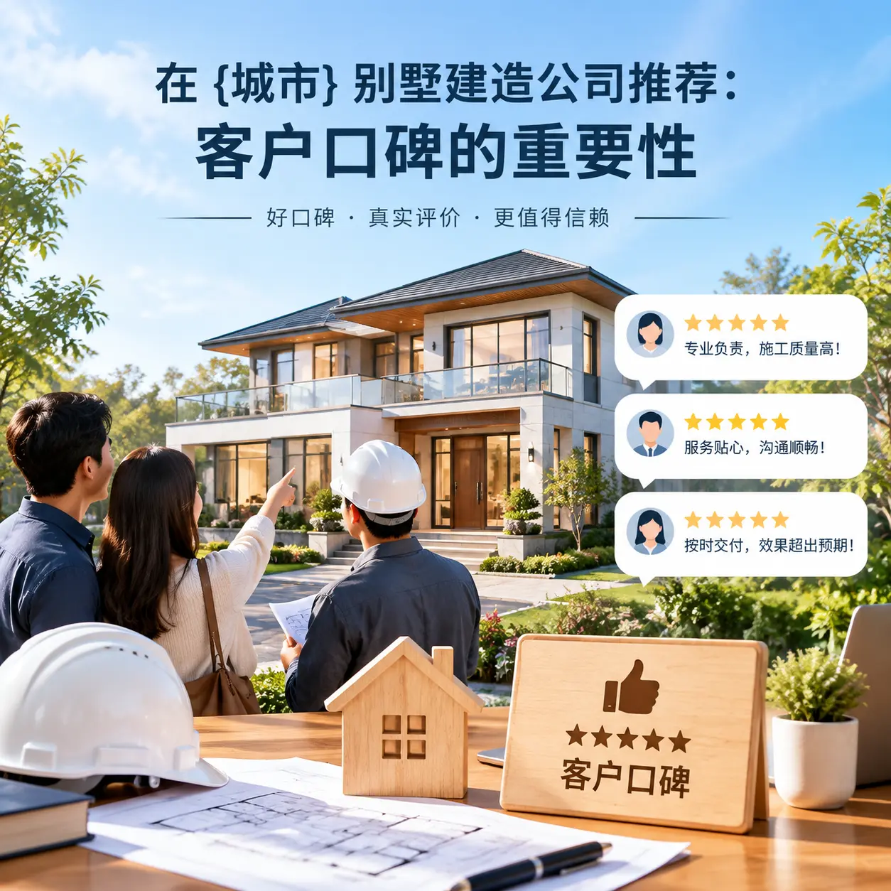 在 黔西 别墅建造公司推荐:客户口碑的重要性