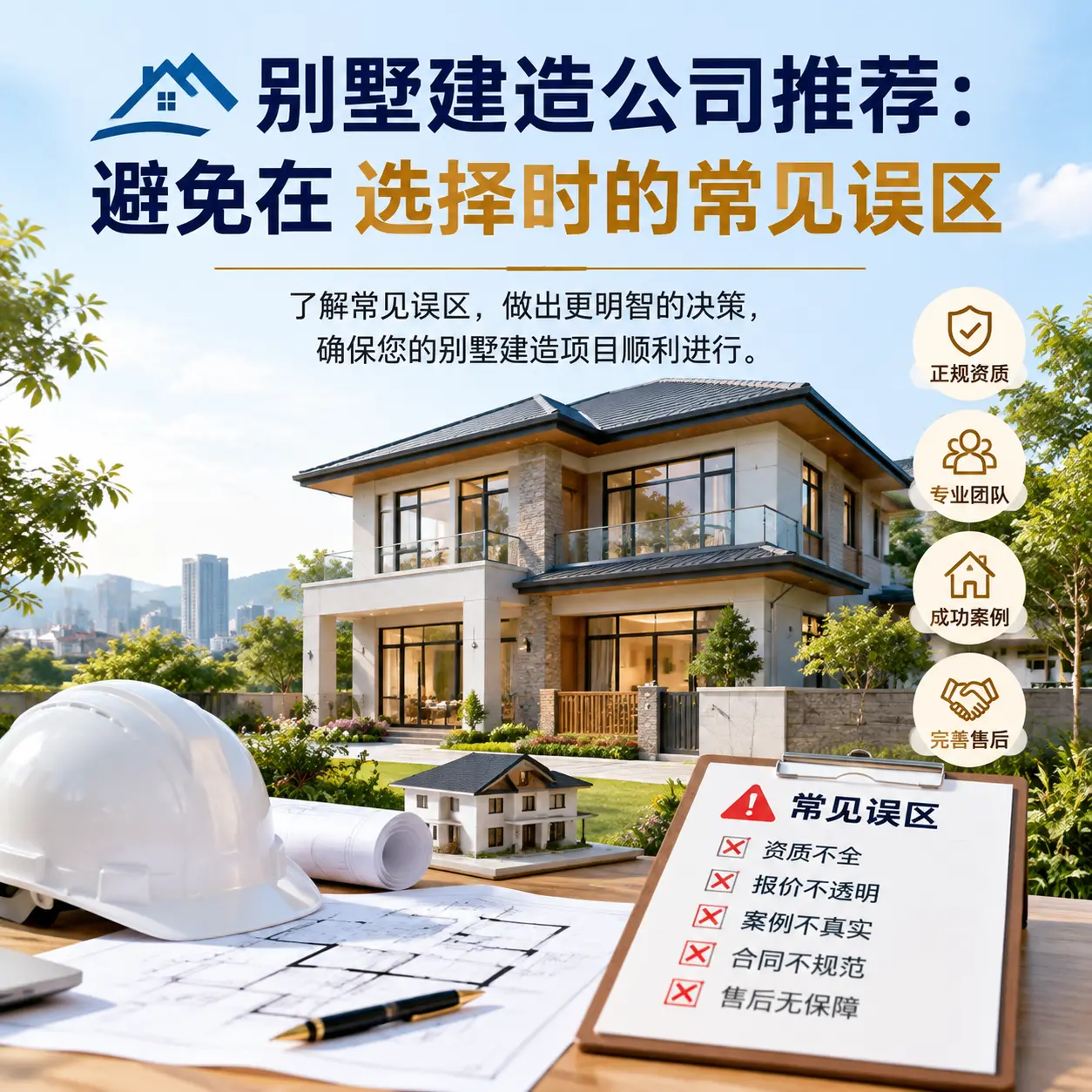 别墅建造公司推荐：避免在 黔西 选择时的常见误区