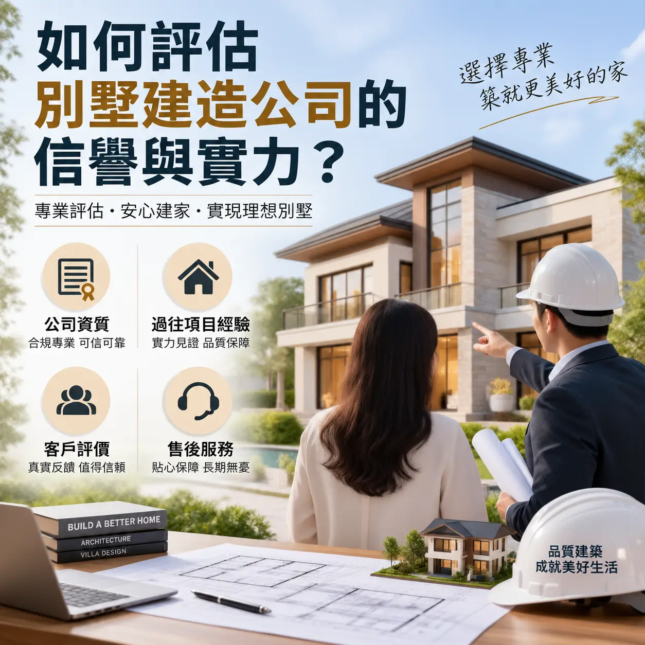 如何评估 黔西 别墅建造公司的信誉与实力?