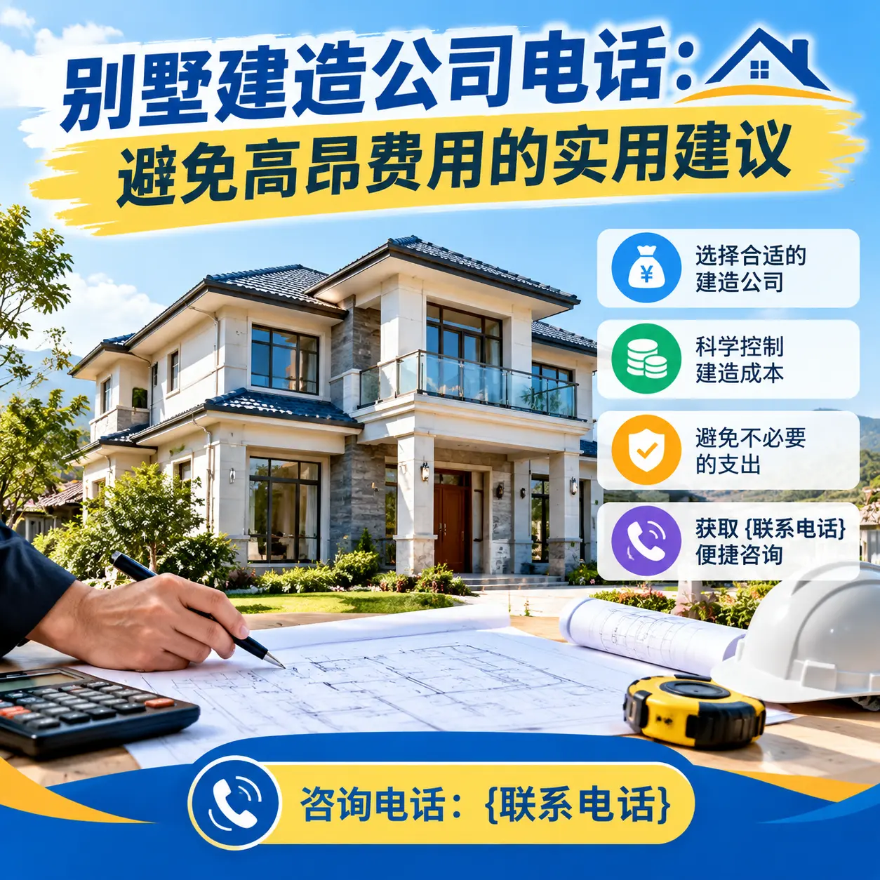 黔西别墅建造公司电话:避免高昂费用的实用建议