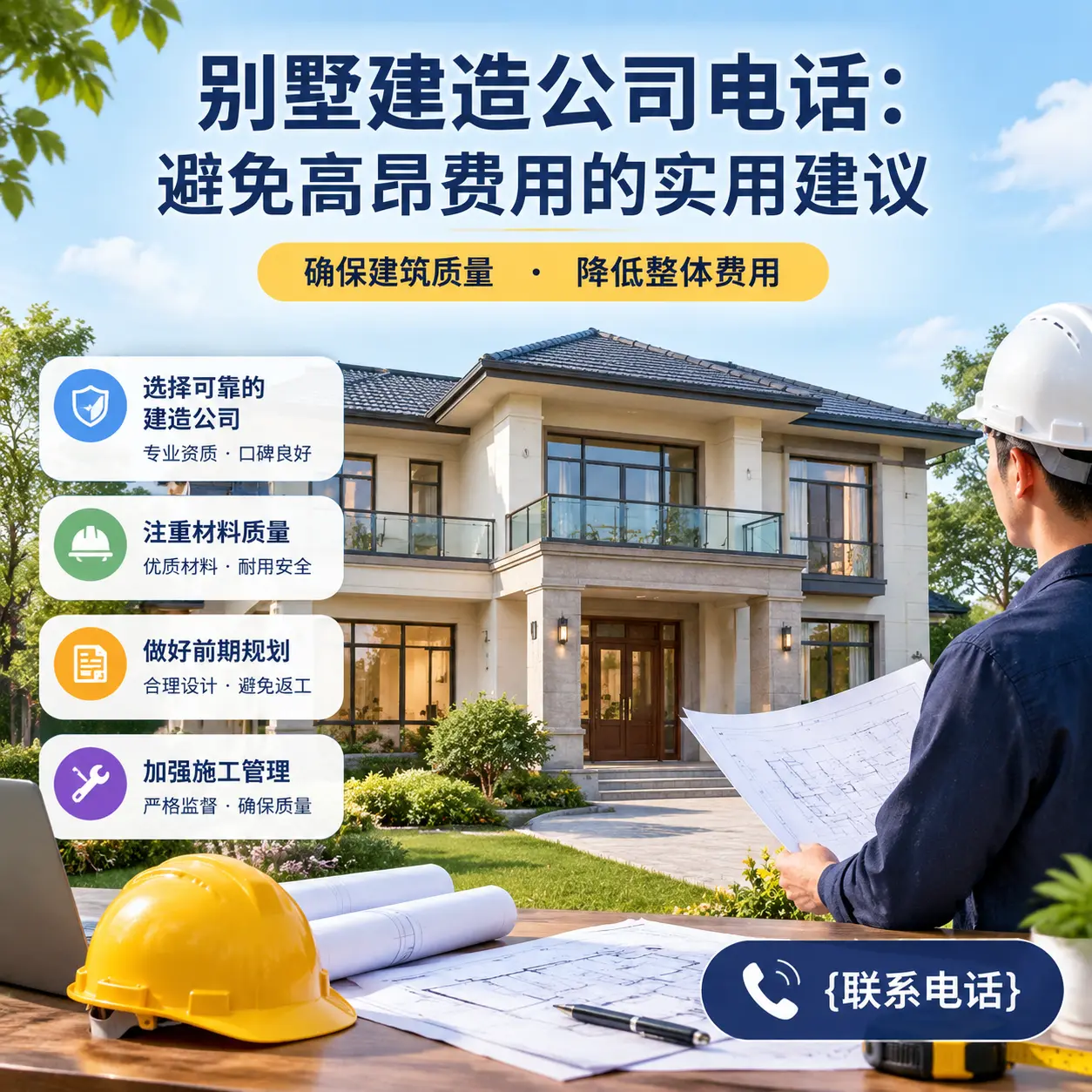 黔西别墅建造公司电话:避免高昂费用的实用建议