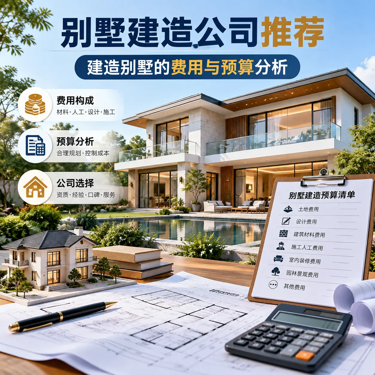 别墅建造公司推荐： 黔西 建造别墅的费用与预算分析