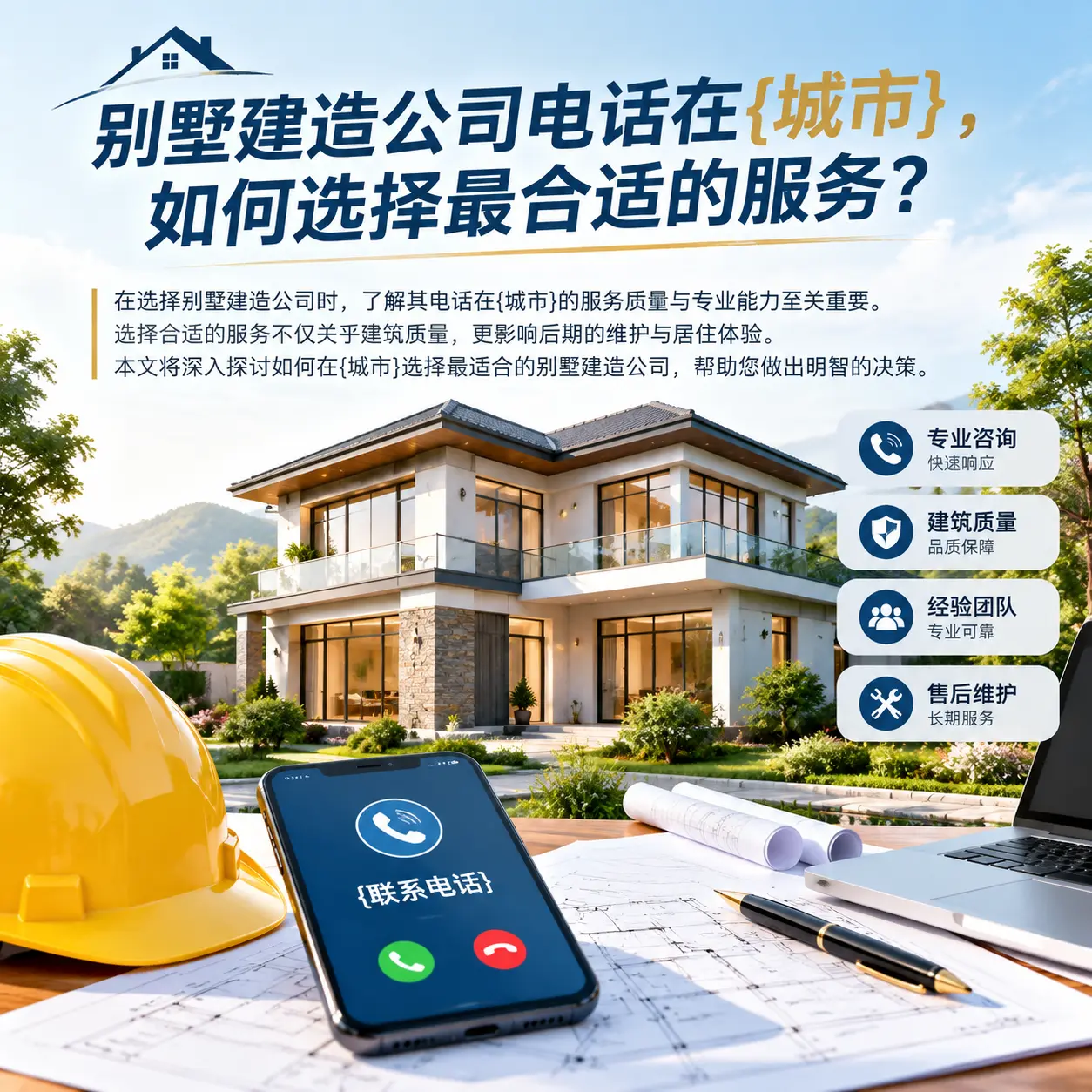 别墅建造公司电话在黔西，如何选择最合适的服务？