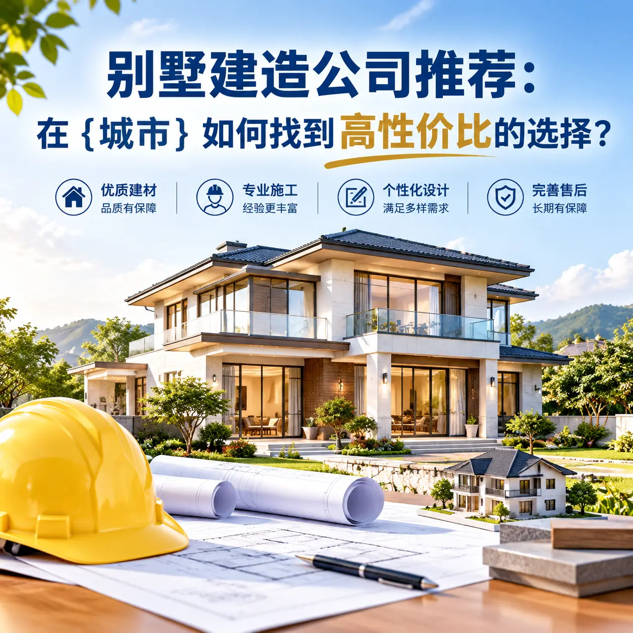 别墅建造公司推荐:在 黔西 如何找到高性价比的选择?