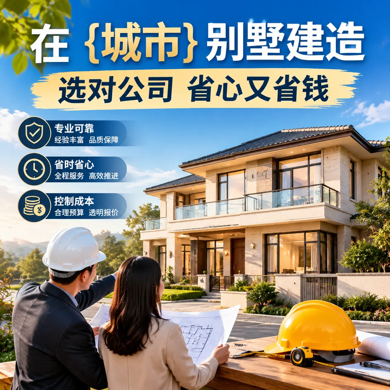 在 黔西 别墅建造,选对公司省心又省钱